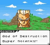 Gotenks s'auto-proclame "dieu de la destruction"