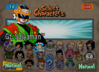 Great Saiyaman dans Dragon Ball Z Budokai